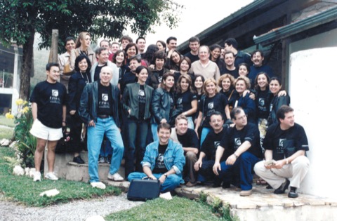 Participantes do primeiro ReEncontro do Fahl Center, em 2001.